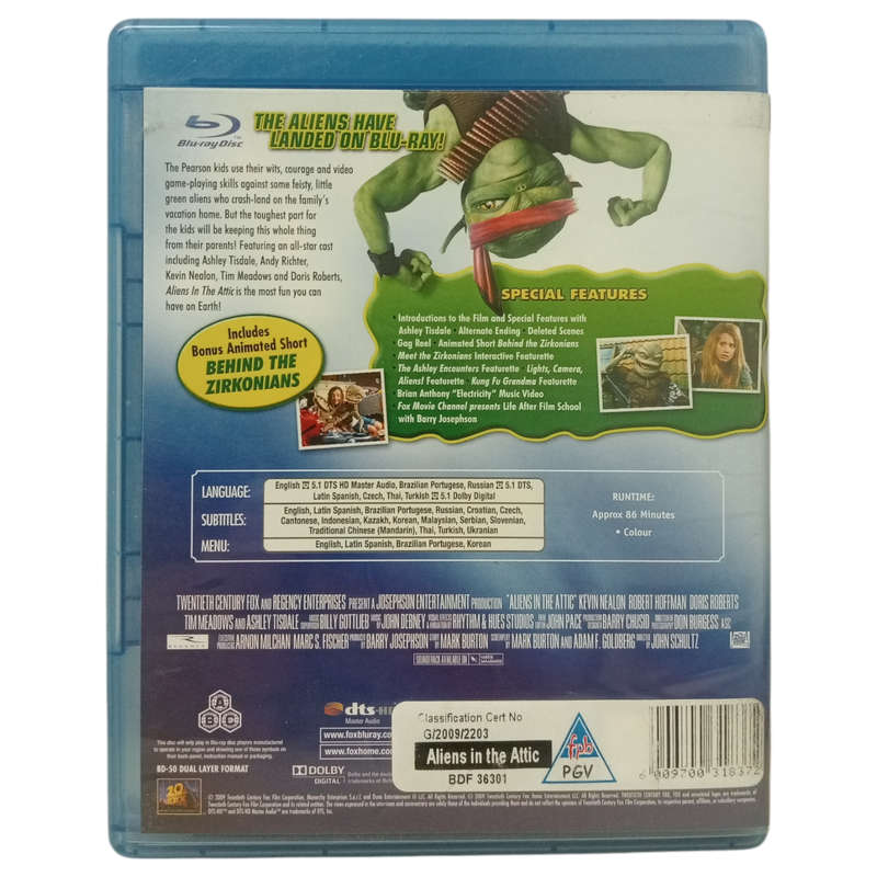 Aliens In The Attic Blu-Ray