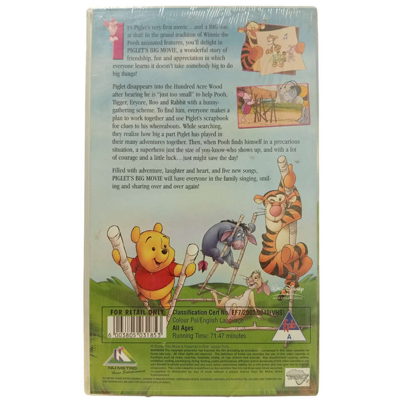 Piglet's Big Movie VHS