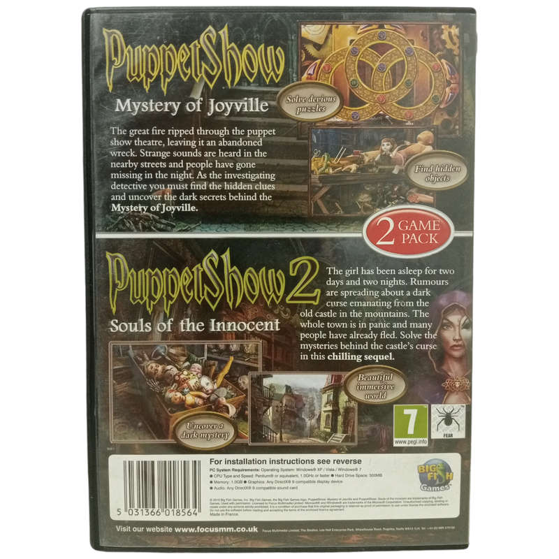 Puppet Show, Puppet Show 2 PC (CD)