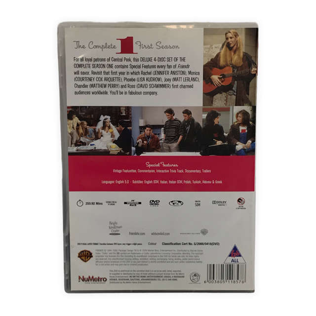 Friends the Complete First season DvD