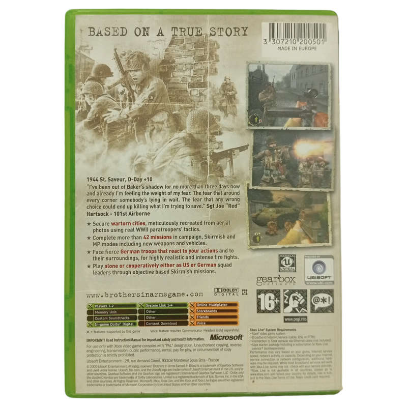 Brothers In Arms - Earned In Blood Xbox