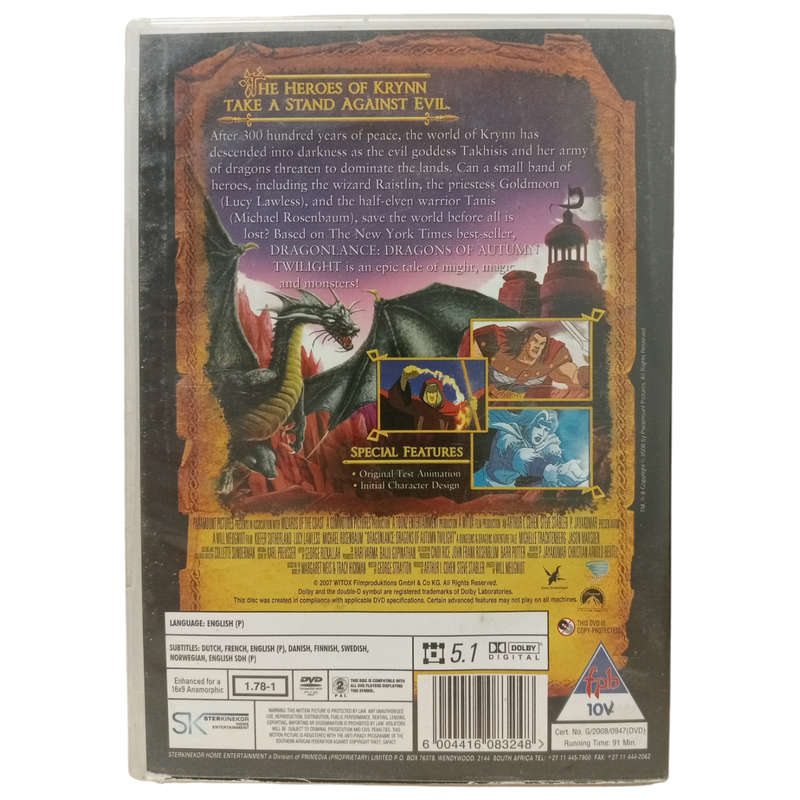 Dragon Lance - A Dungeons & Dragons Adventure Tale PC (DVD)