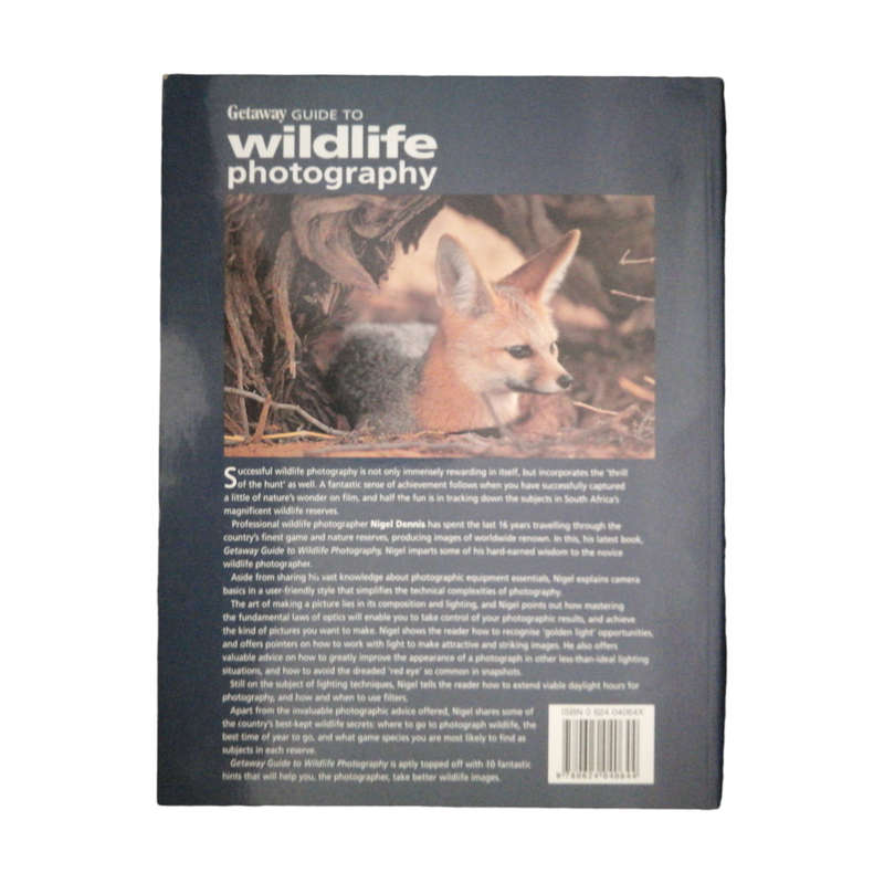 2002 Getaway Guide to Wildlife Photography by Nigel Dennis Softcover