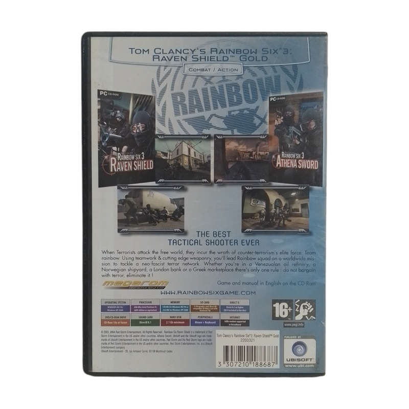 Rainbow Six 3 - Raven Shield Gold Edition PC (CD)