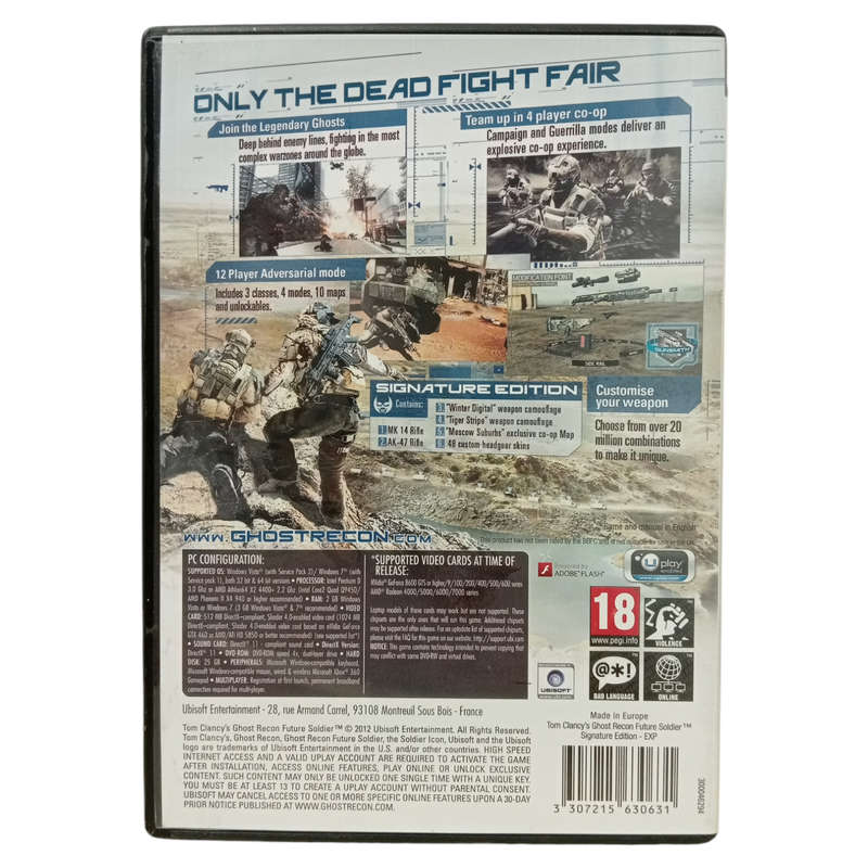 Ghost Recon - Future Soldier PC (DVD)