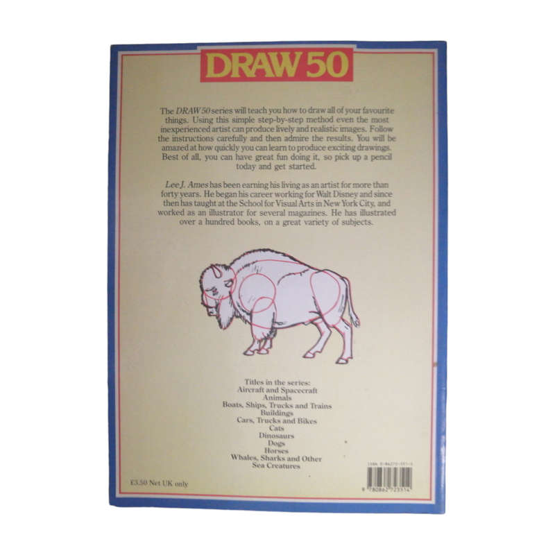 1998 Draw 50 Animals by Lee J. Ames Softcover