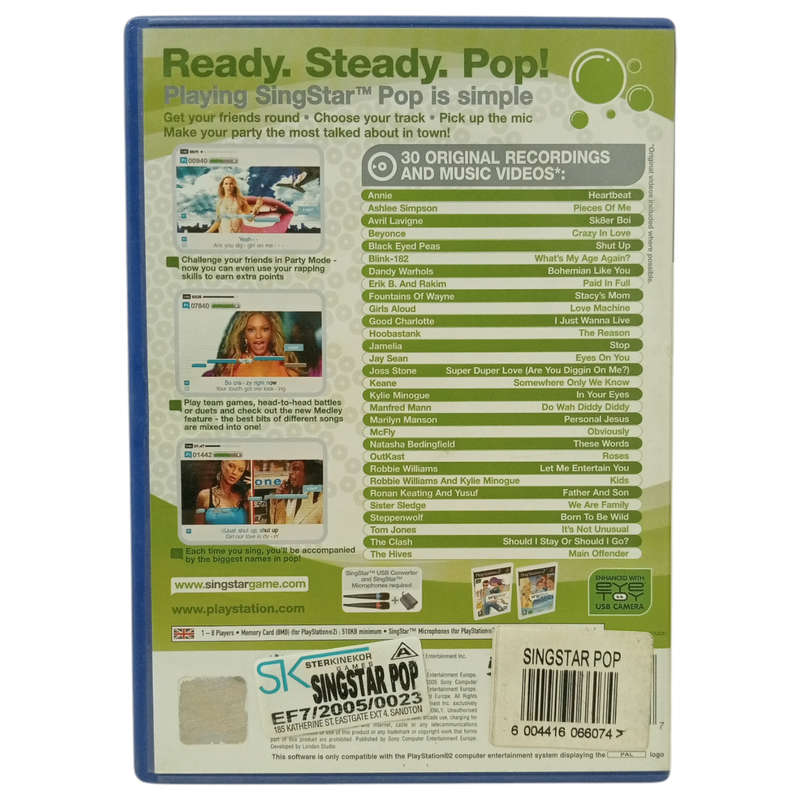 Singstar - Pop PS 2