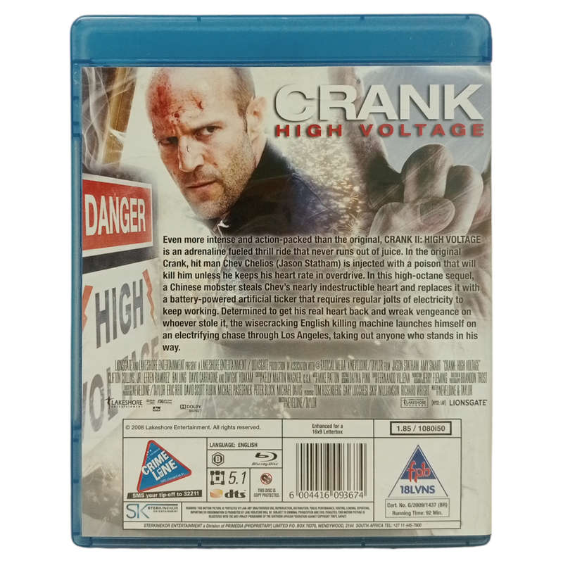Crank - High Voltage Blu-Ray