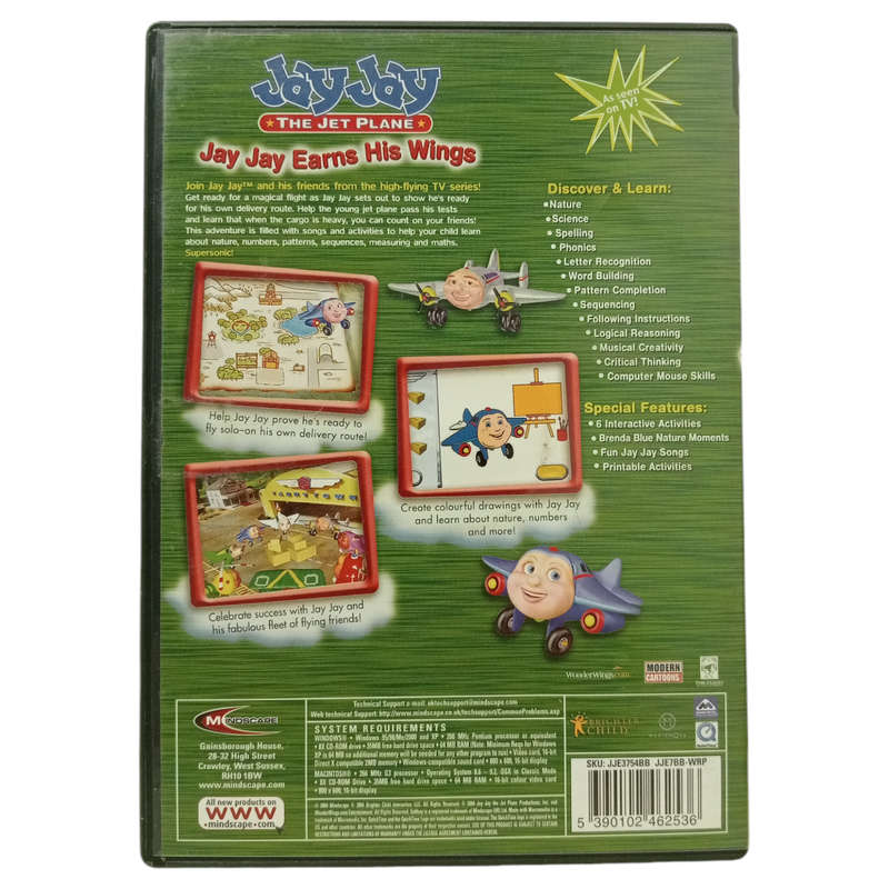 Jay Jay The Jet Plane - Jay Jay Earns His Wings PC (CD)