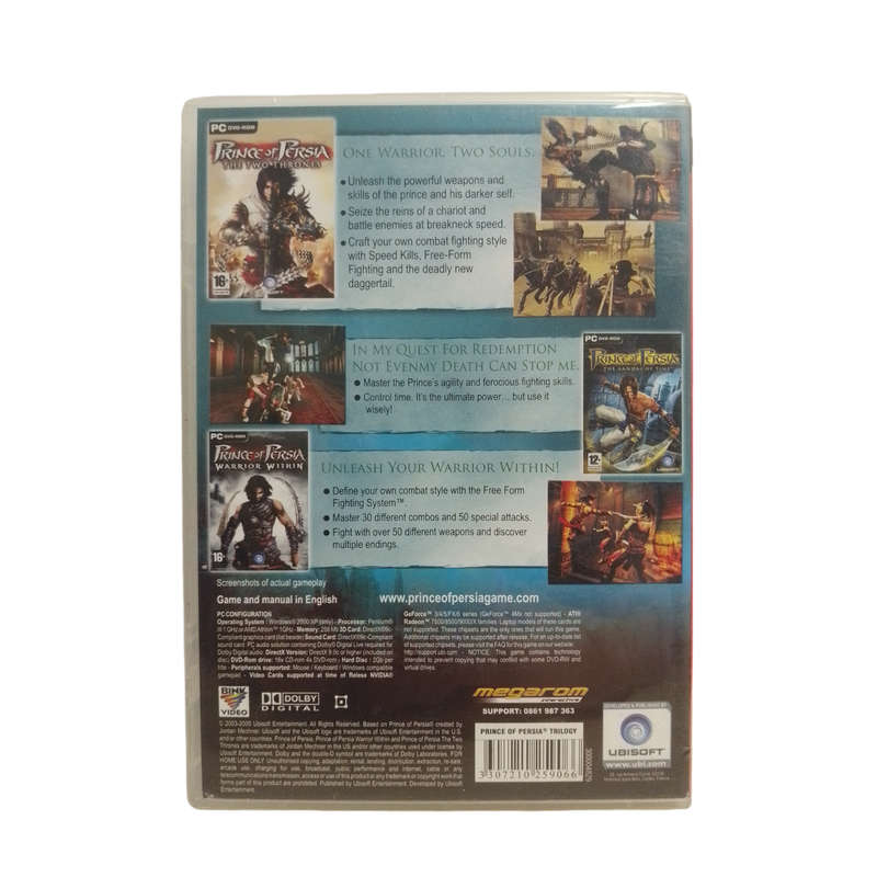 Prince Of Persia - Trilogy PC (DVD)