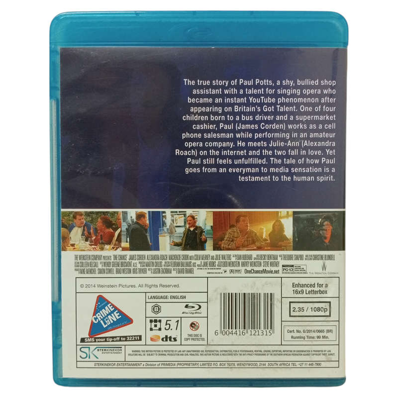 One Chance Blu-Ray