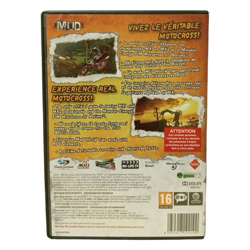 MUD - FIM Motocross World Championship PC (DVD)