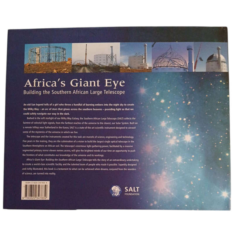 2005 Africa's Giant Eye, Building The Southern African Large Telescope By Neil Aldridge Hardcover w/
