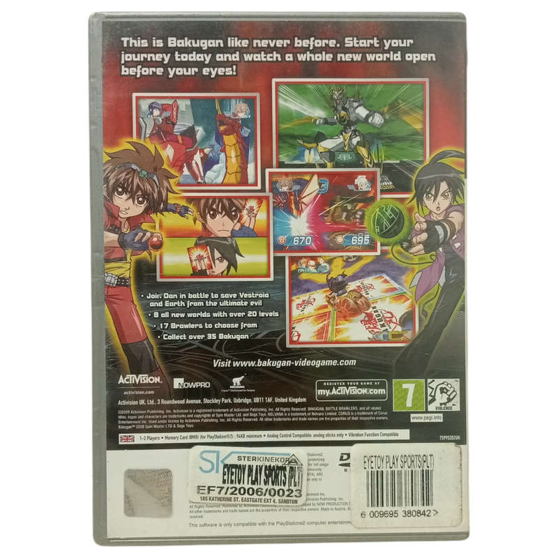 Bakugan - Battle Brawlers PlayStation 2