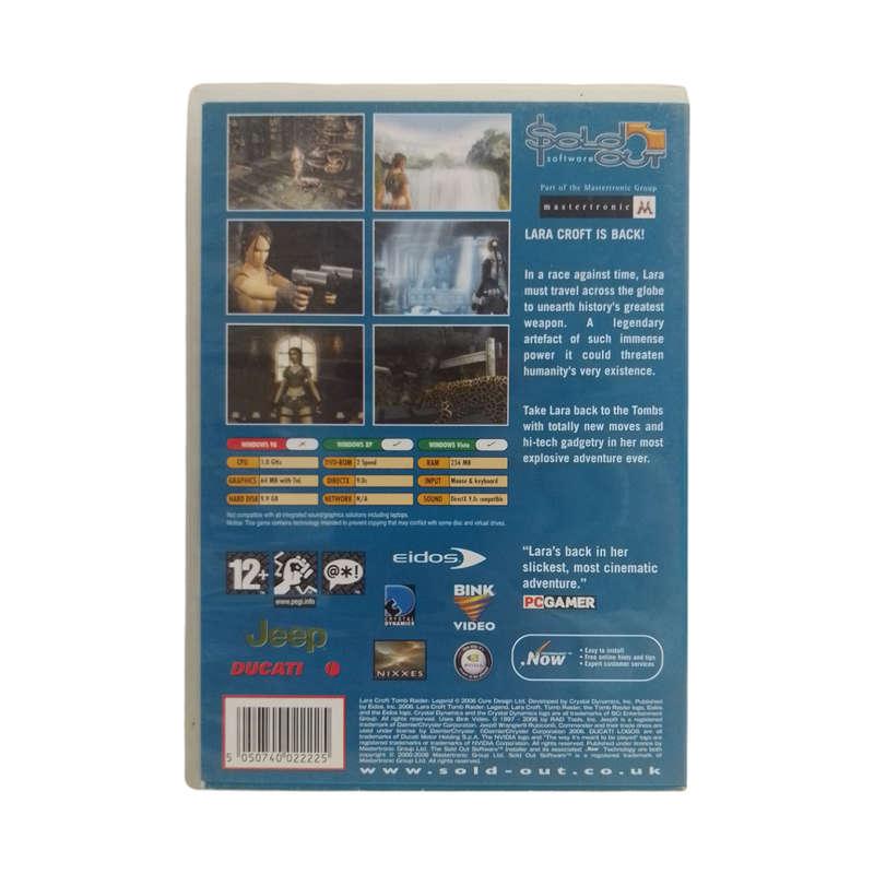 Lara Croft - Tomb Raider Legend PC (DVD)