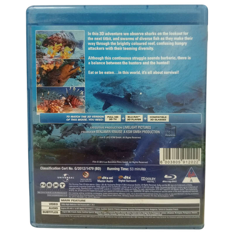 Coral Reef 3D - Hunters And The Hunted Blu-Ray