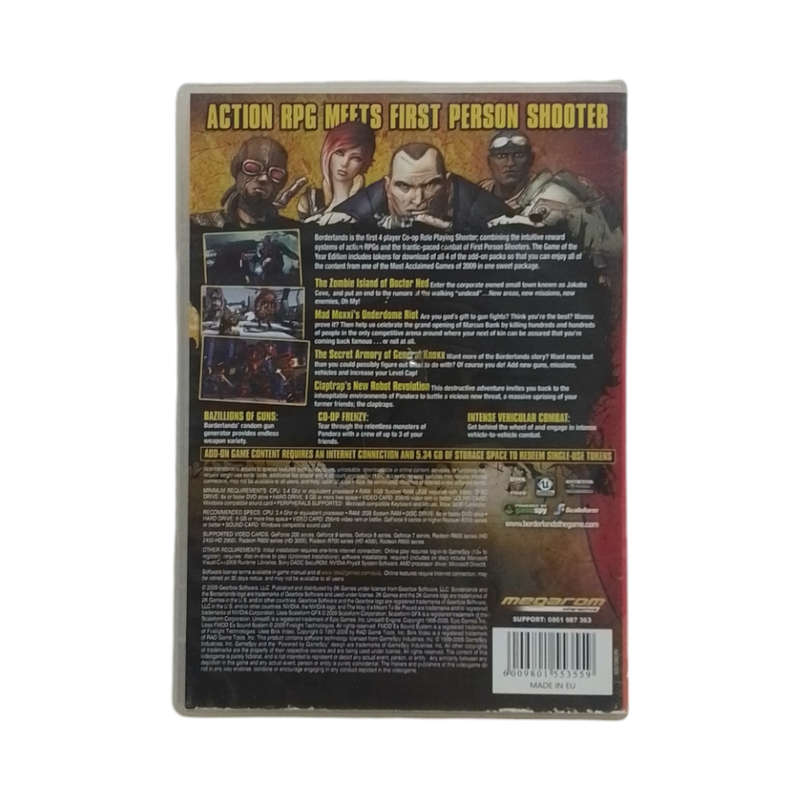 Borderlands - Game Of The Year Edition PC (DVD)