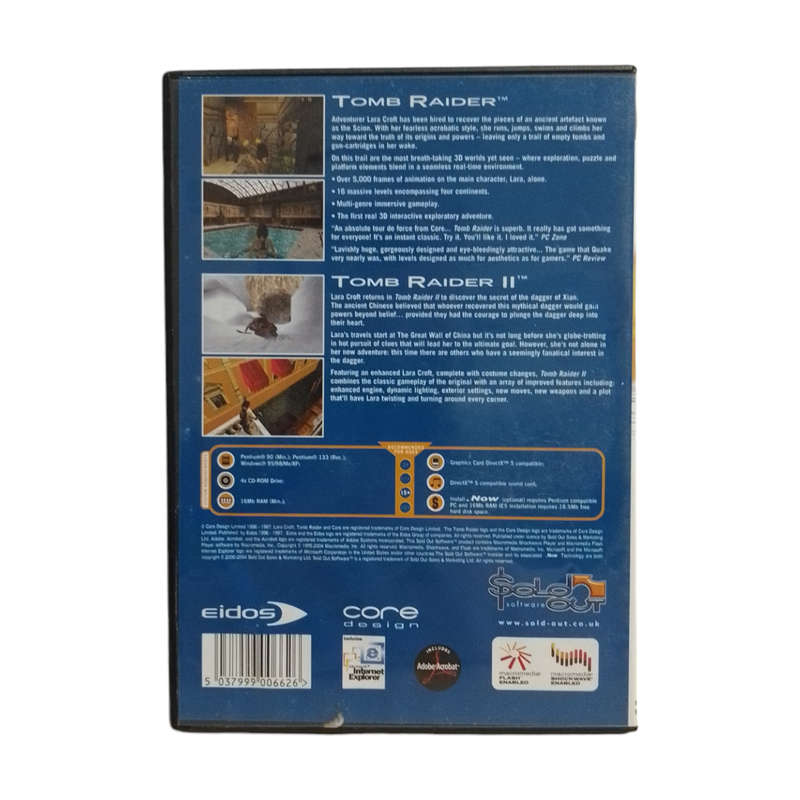 Tomb Raider, Tomb Raider II PC (CD)