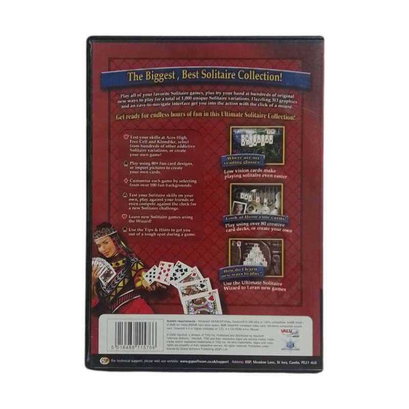 Ultimate Solitaire - 1000 Unique Games PC (CD)