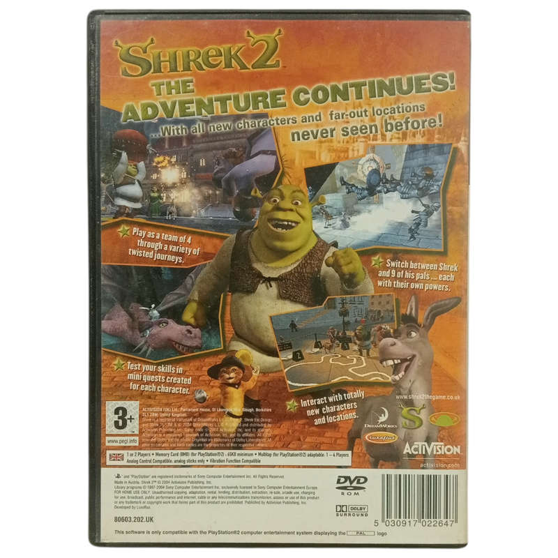 Shrek 2 PlayStation 2