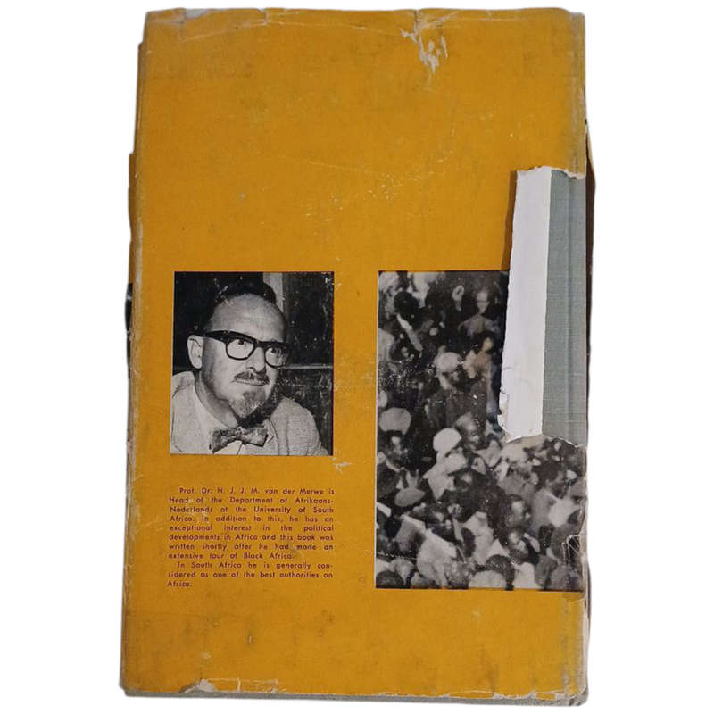 1963 Black Africa - Whiter By H.J.J.M Van Der Merwe Hardcover w/Dustjacket