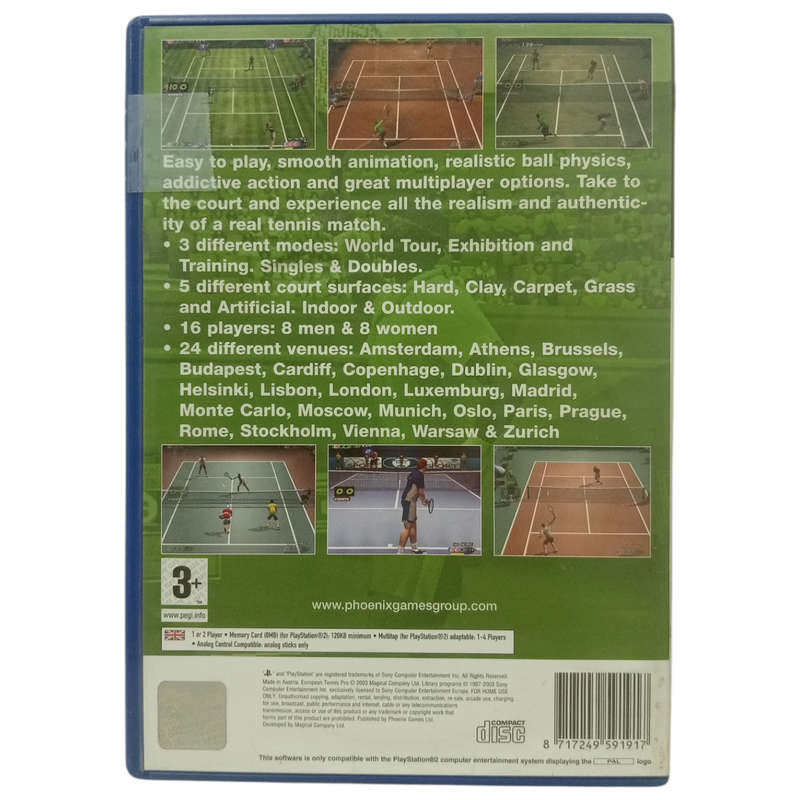 European Tennis Pro PlayStation 2