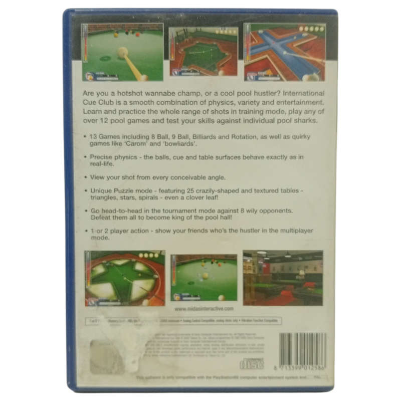 International Cue Club PlayStation 2