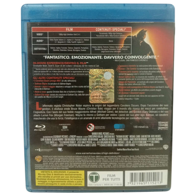 Batman Begins Blu-Ray