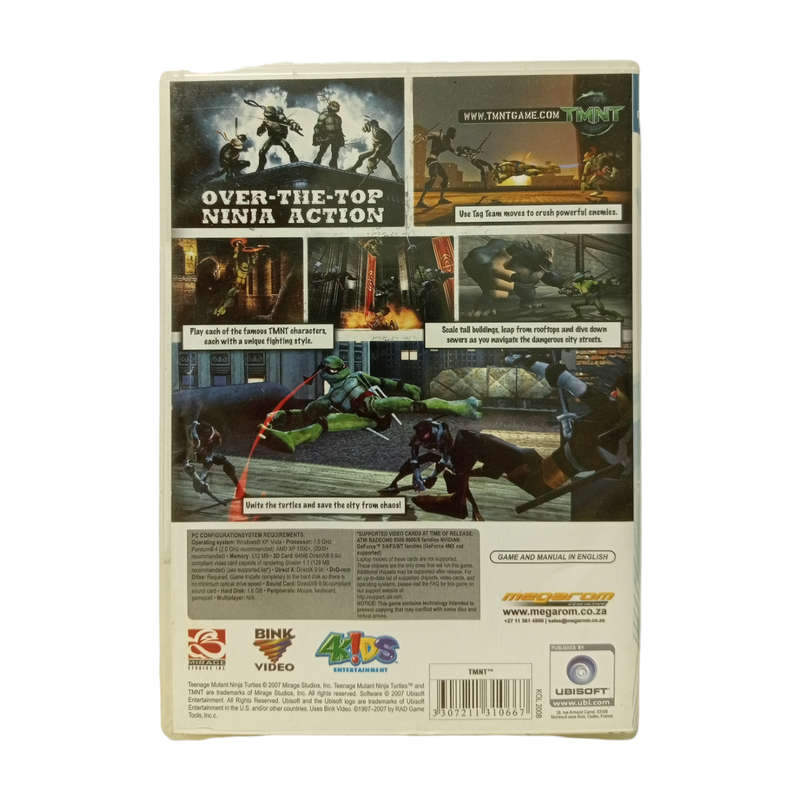 TMNT - Teenage Mutant Ninja Turtles PC (DVD)