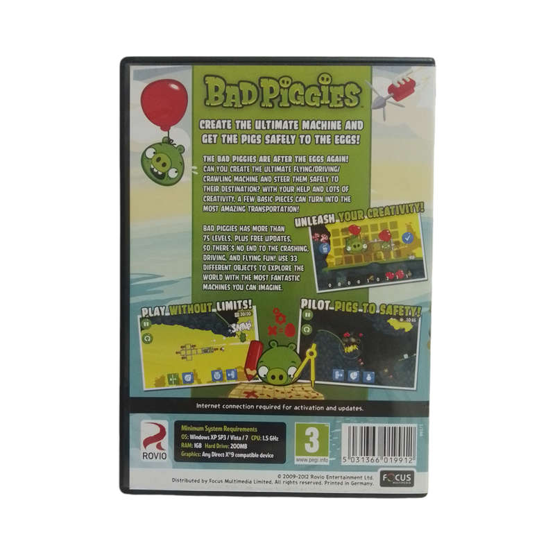 Angry Birds - Bad Piggies PC (CD)