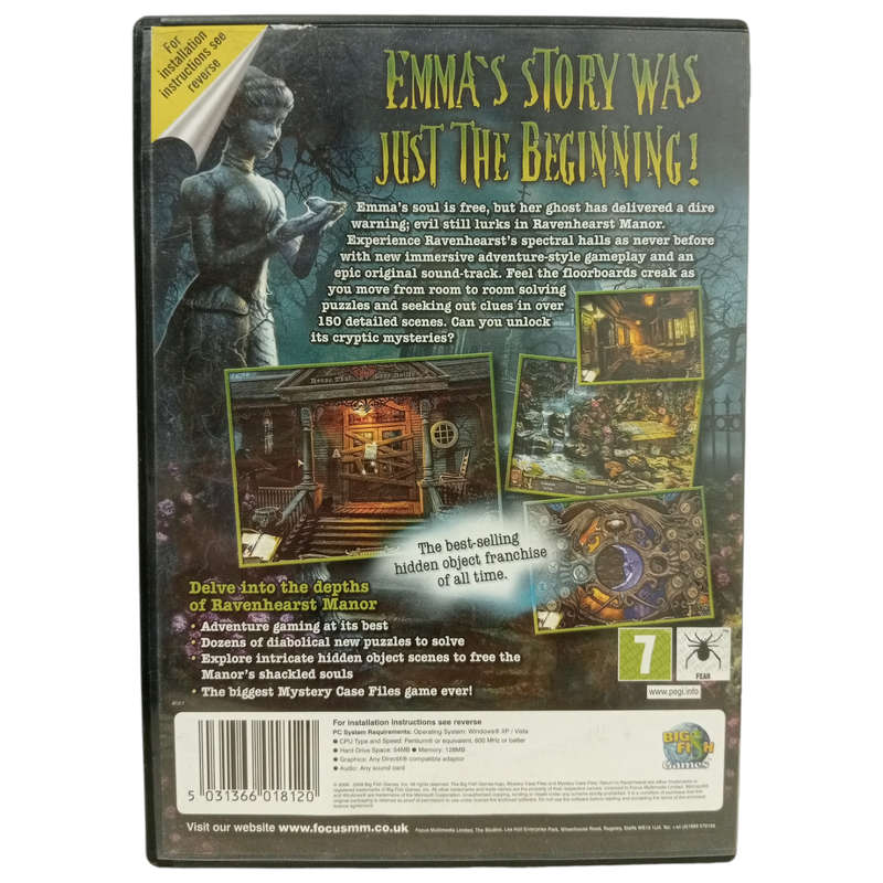 Return To Ravenhearst PC (CD)