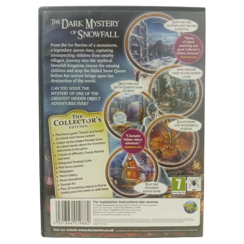 Dark Parables - Rise Of The Snow Queen PC (CD)