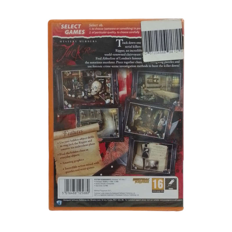 Jack The Ripper PC (CD) [Factory Sealed]