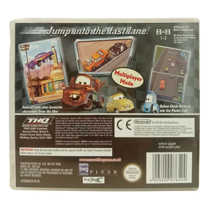 Cars Nintendo DS