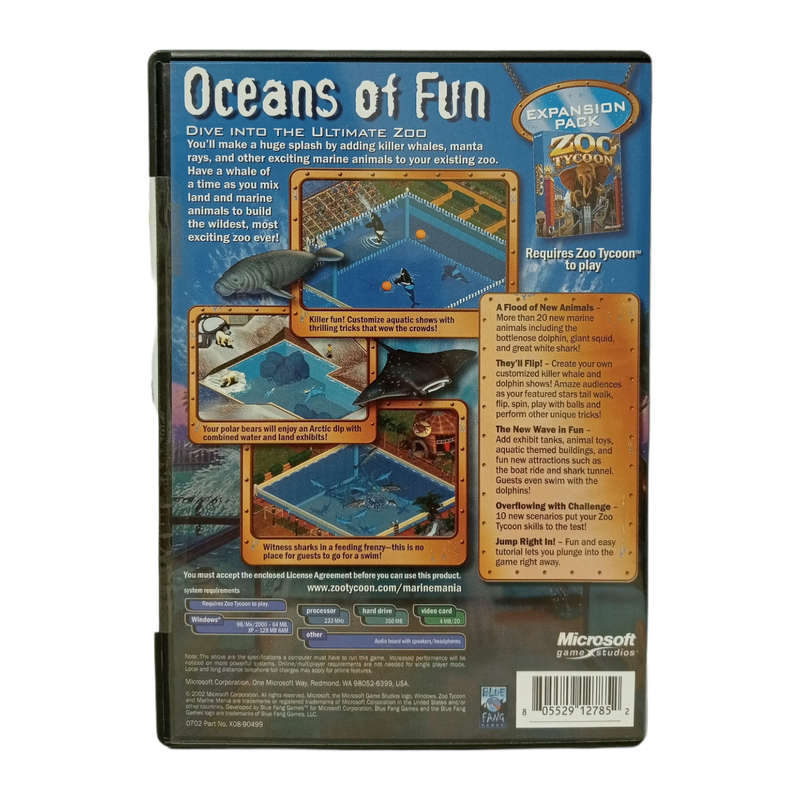 Zoo Tycoon - Marine Mania - Expansion Pack PC (CD)