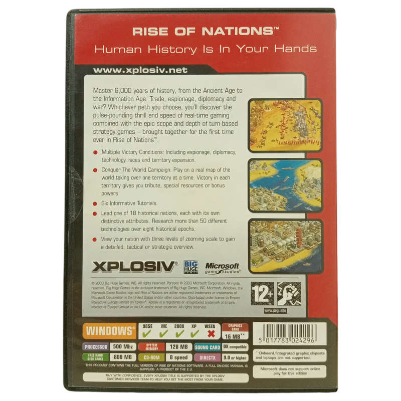 Rise Of Nations PC (CD)