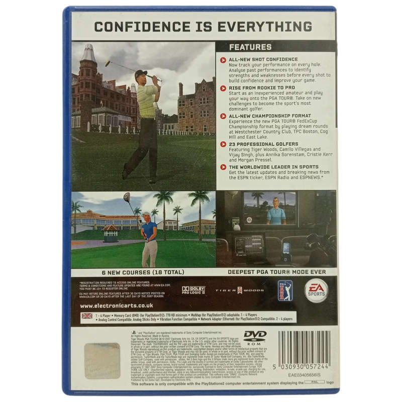 Tiger woods PGA Tour 08 - PlayStation 2