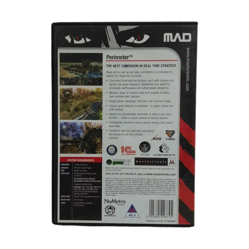 Perimeter - Real Time Strategy Reborn PC (DVD)