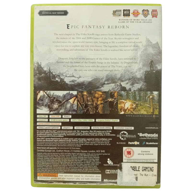 Skyrim - The Elder Scrolls V Xbox 360