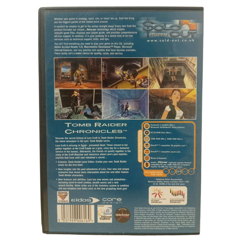 Tomb Raider - Chronicles PC (CD)
