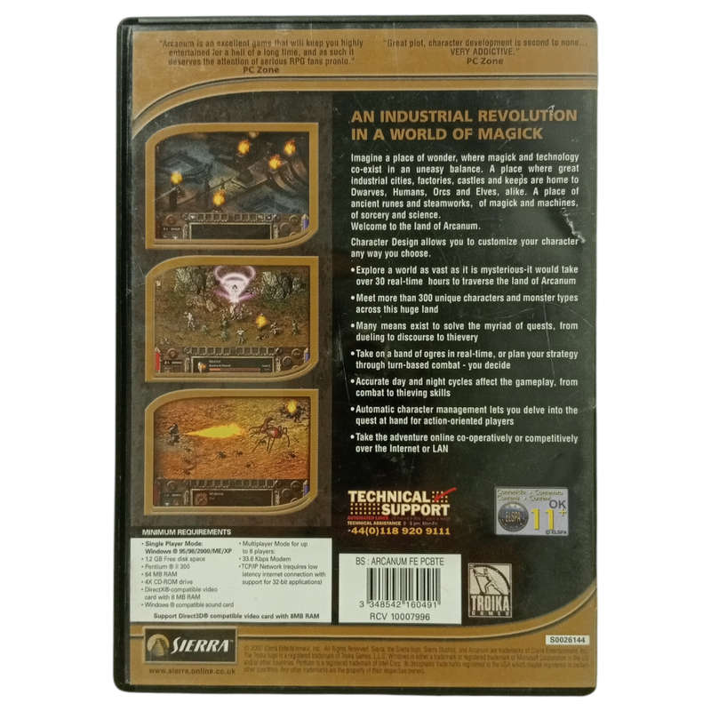 Arcanum Of Streamworks & Magic Obscura PC (CD)