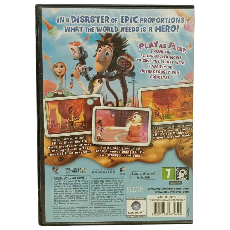 Cloudy With A Chance Of Meat Balls PC (DVD)