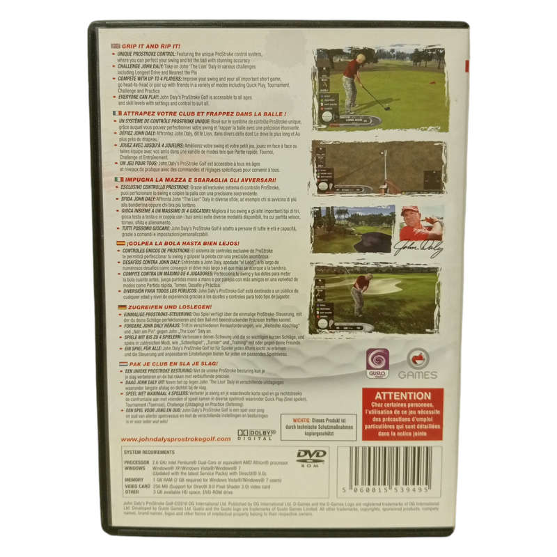 John Daly's - Prostroke PC (DVD)