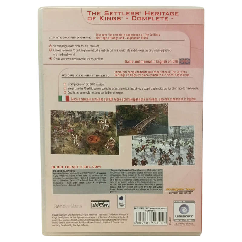 The Settlers - Heritage Of Kings Complete PC (DVD)