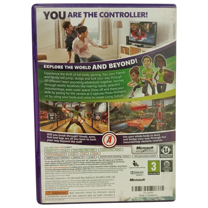 Kinect Adventures Xbox 360