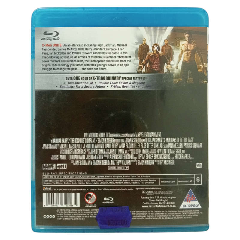 X-Men - Day Of Future Past Blu-Ray