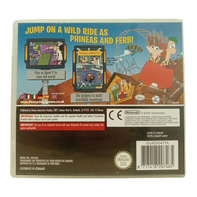 Phineas And Ferb Nintendo DS
