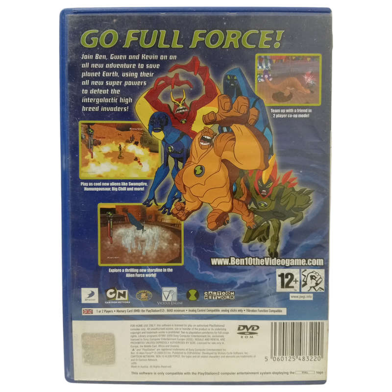 Ben 10 Alien Force PlayStation 2