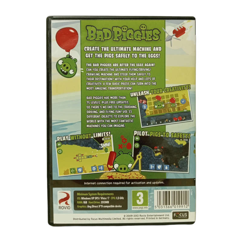 Angry Birds - Bad Piggies PC (CD)
