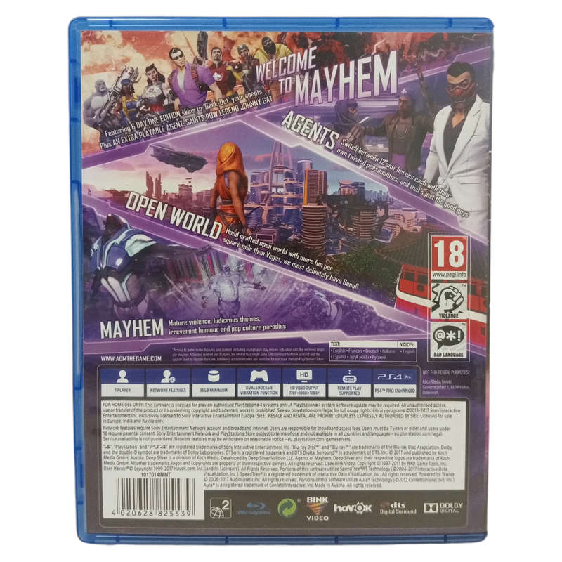 Agents Of Mayhem PS4